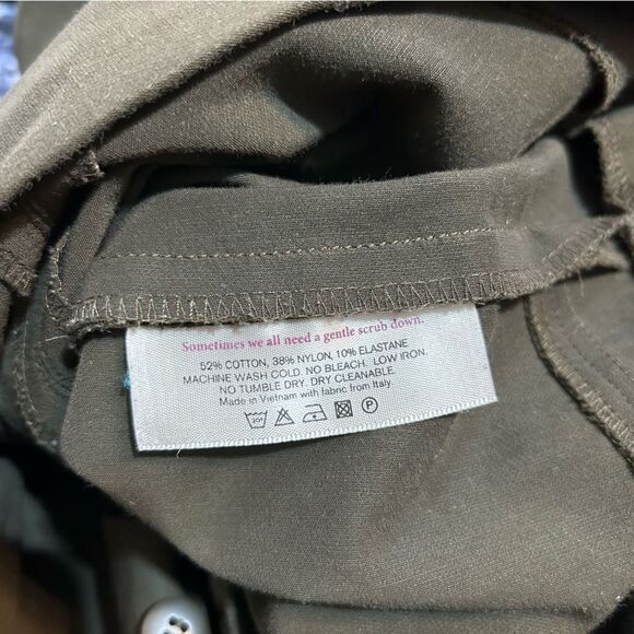 MM Lafleur Foster Cigarette Pants PowerStretch Dark Olive Plus Size 3x - Picture 8 of 8